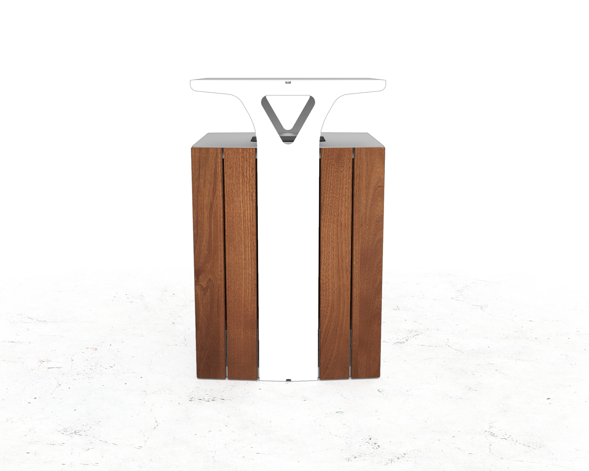 Street and Garden –Array Bin Enclosure _ SIDE