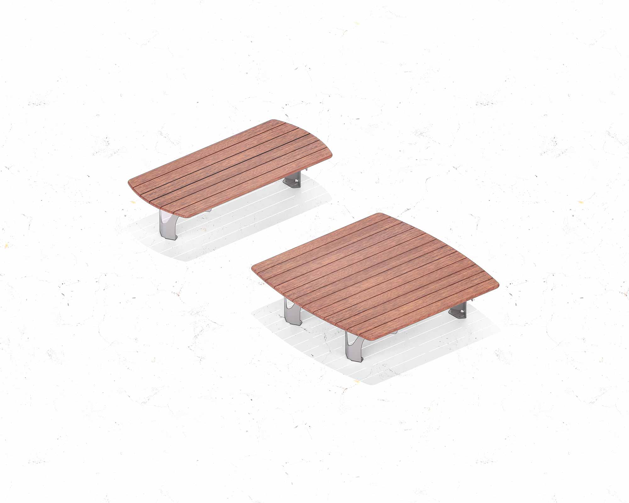 Street and Garden –ARRAY-PLATFORM-BENCHES
