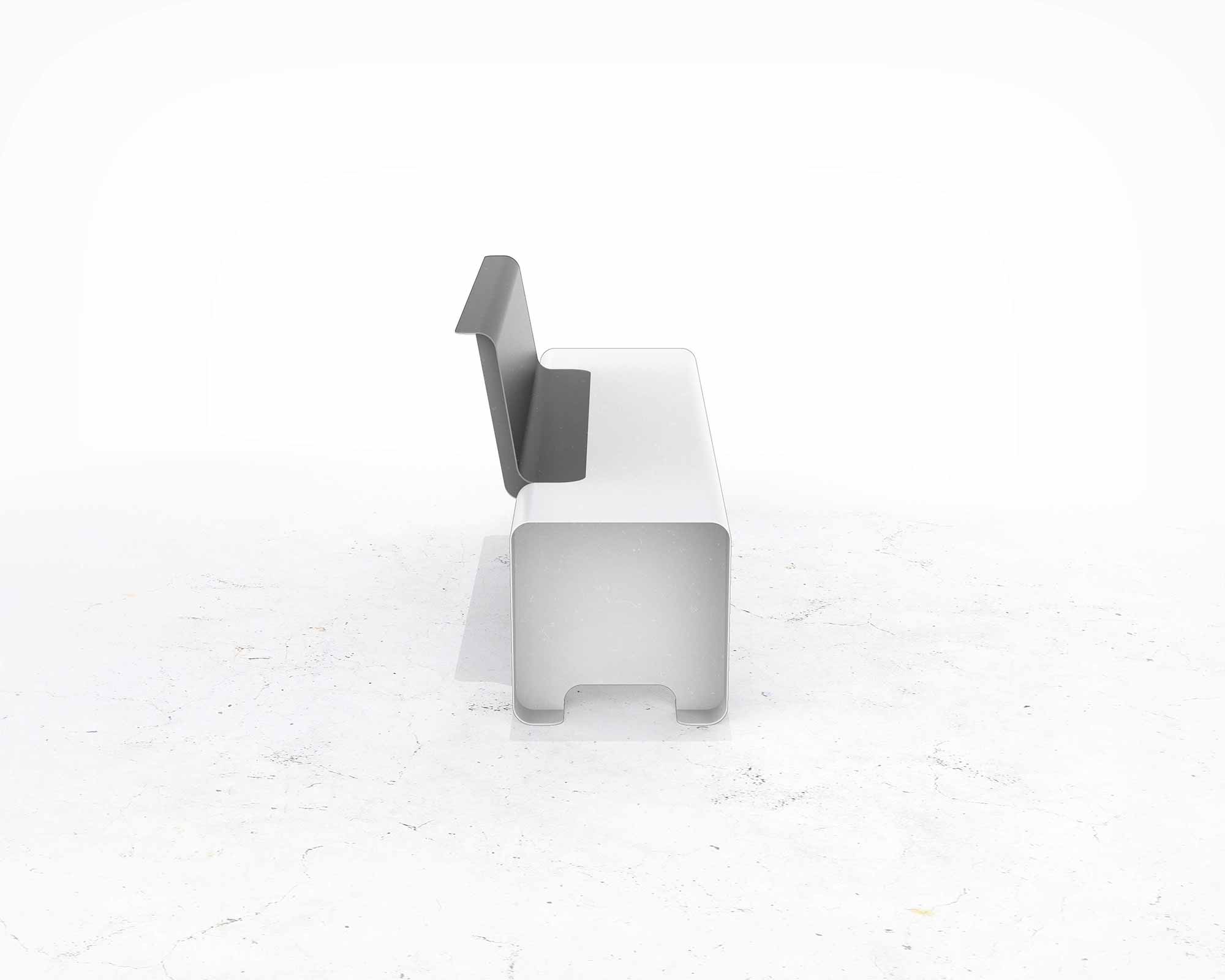 Street and Garden –FLIGHT – backed-bench—Side—Copy