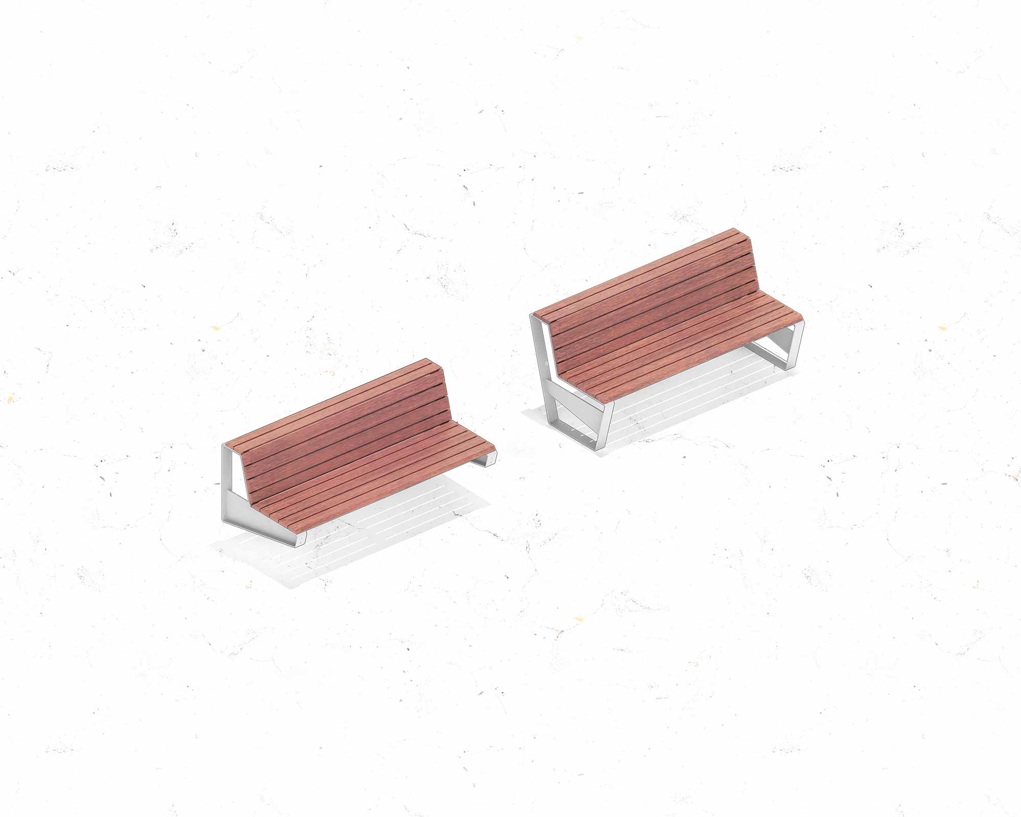 Street and Garden –CRUISER-BACKED-BENCH-VARIATIONS