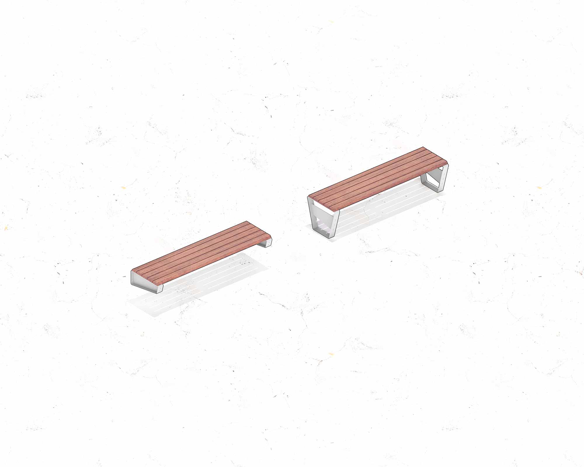 Street and Garden –CRUISER-BACKLESS-BENCH-VARIATIONS