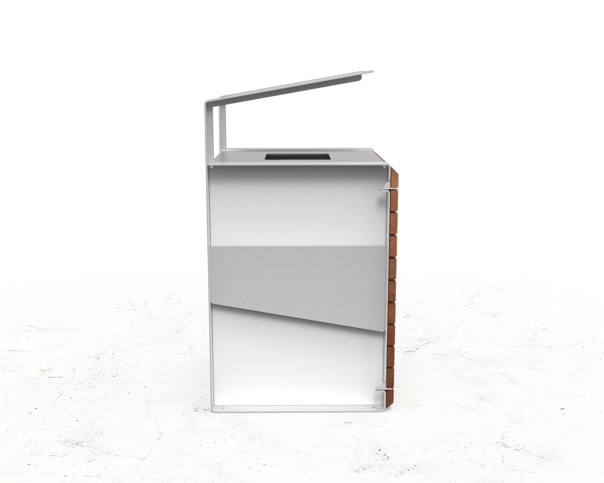 Street and Garden –Cruiser Bin Enclosure _ SIDE