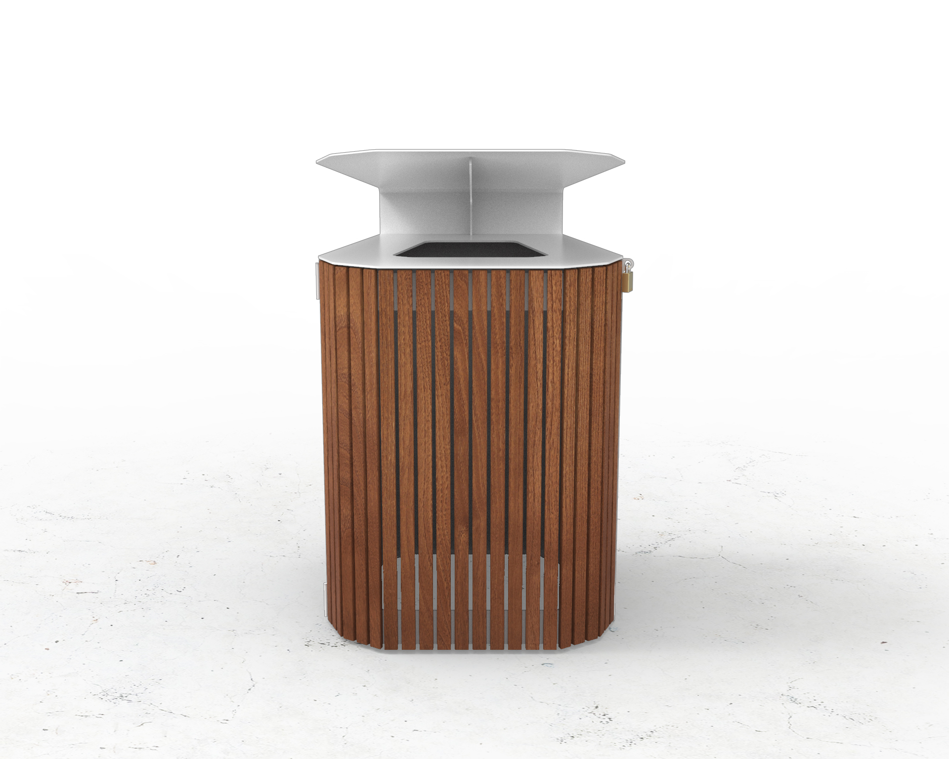 Street and Garden –Dek Bin Enclosure _ FRONT