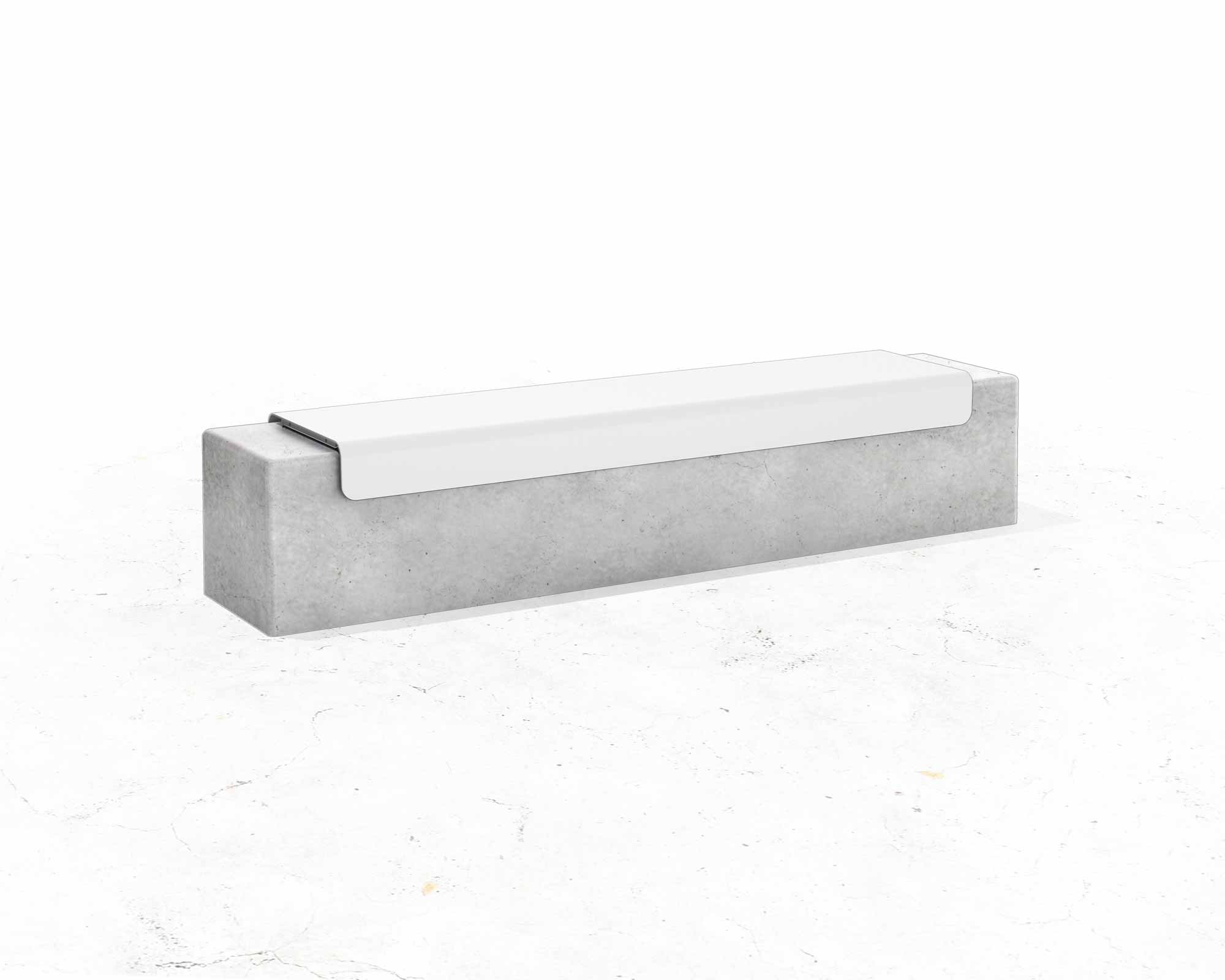 Street and Garden –Drape-Backless-Bench—Hero
