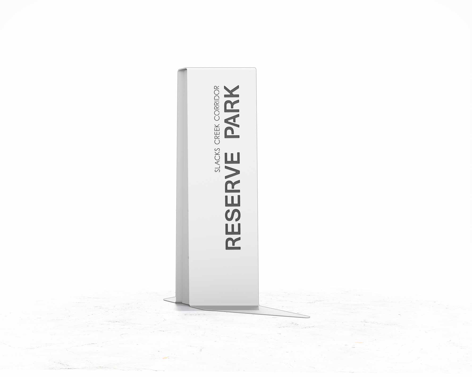 Street and Garden –Drape-Entry-Signage—Front