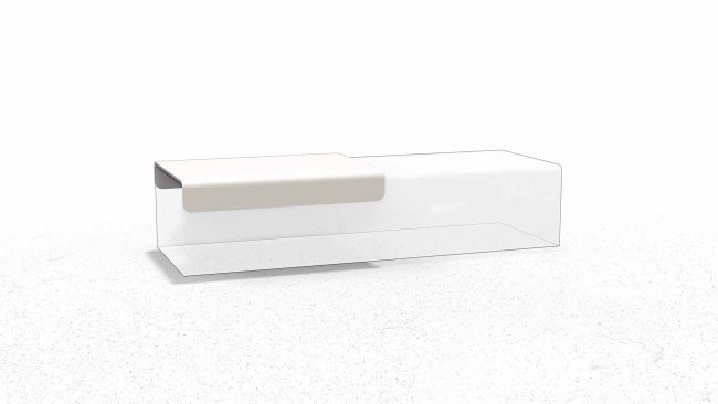 Metal Backless Platform Bench