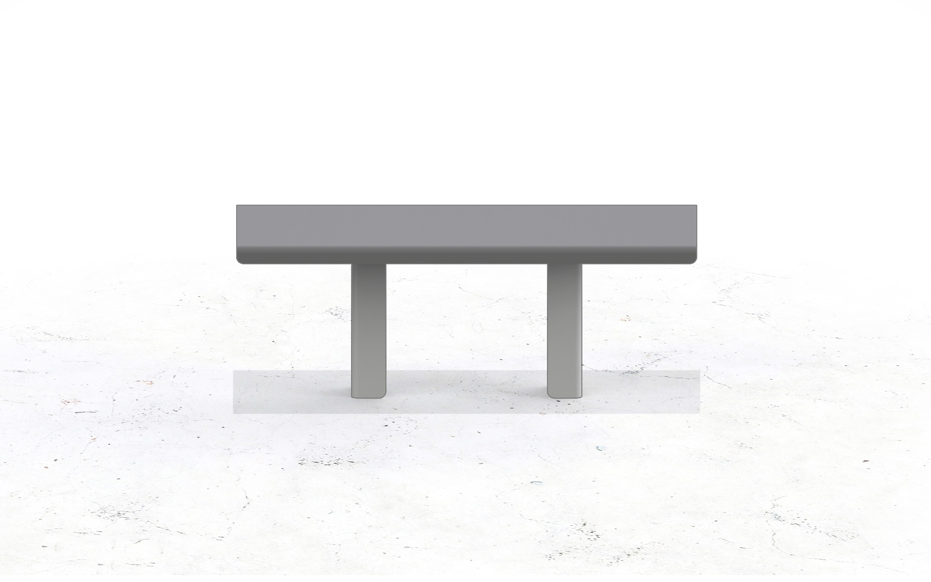 Street and Garden –Drape Metal Table Render.FRONT