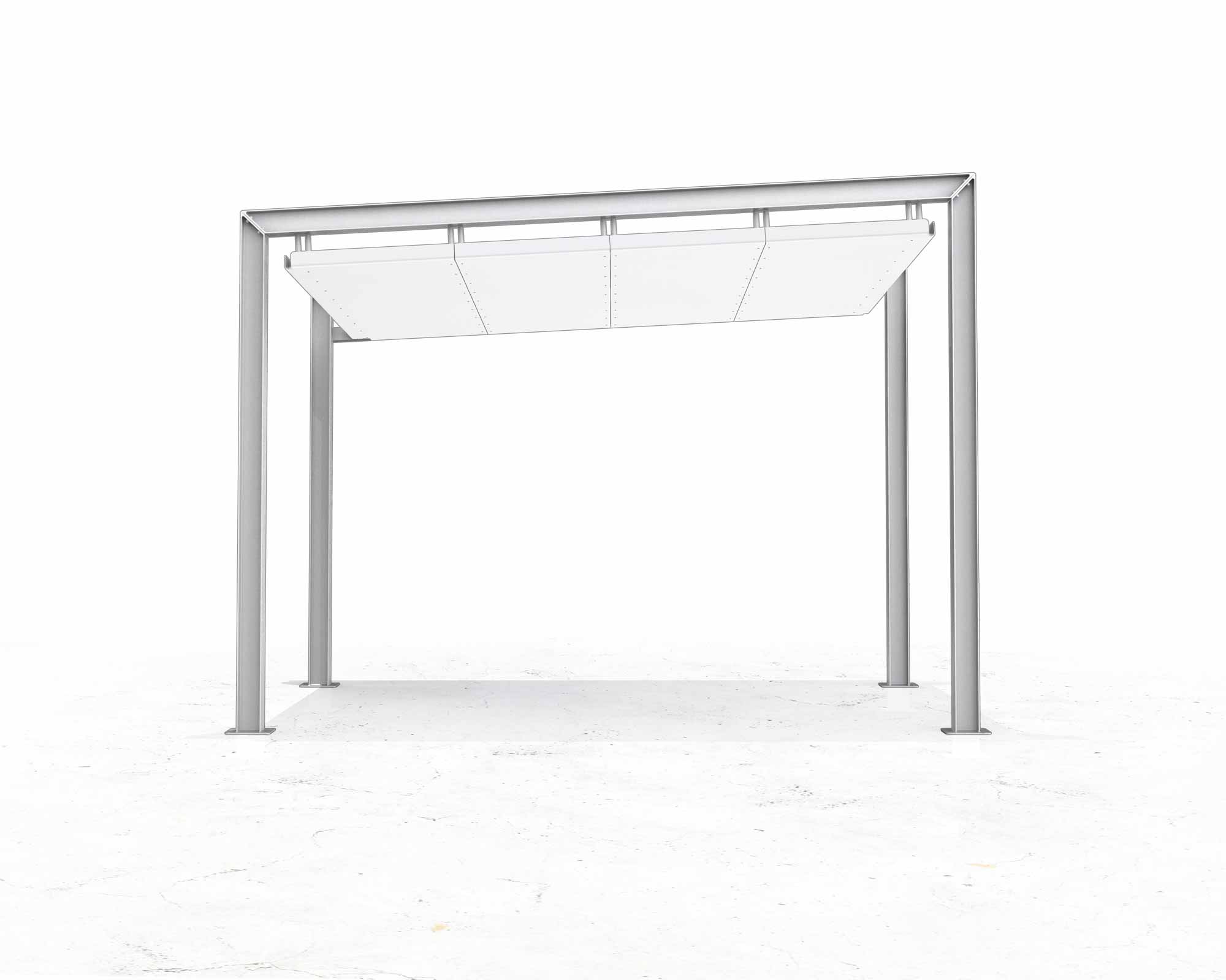 Street and Garden –Drape-Shelter—Side