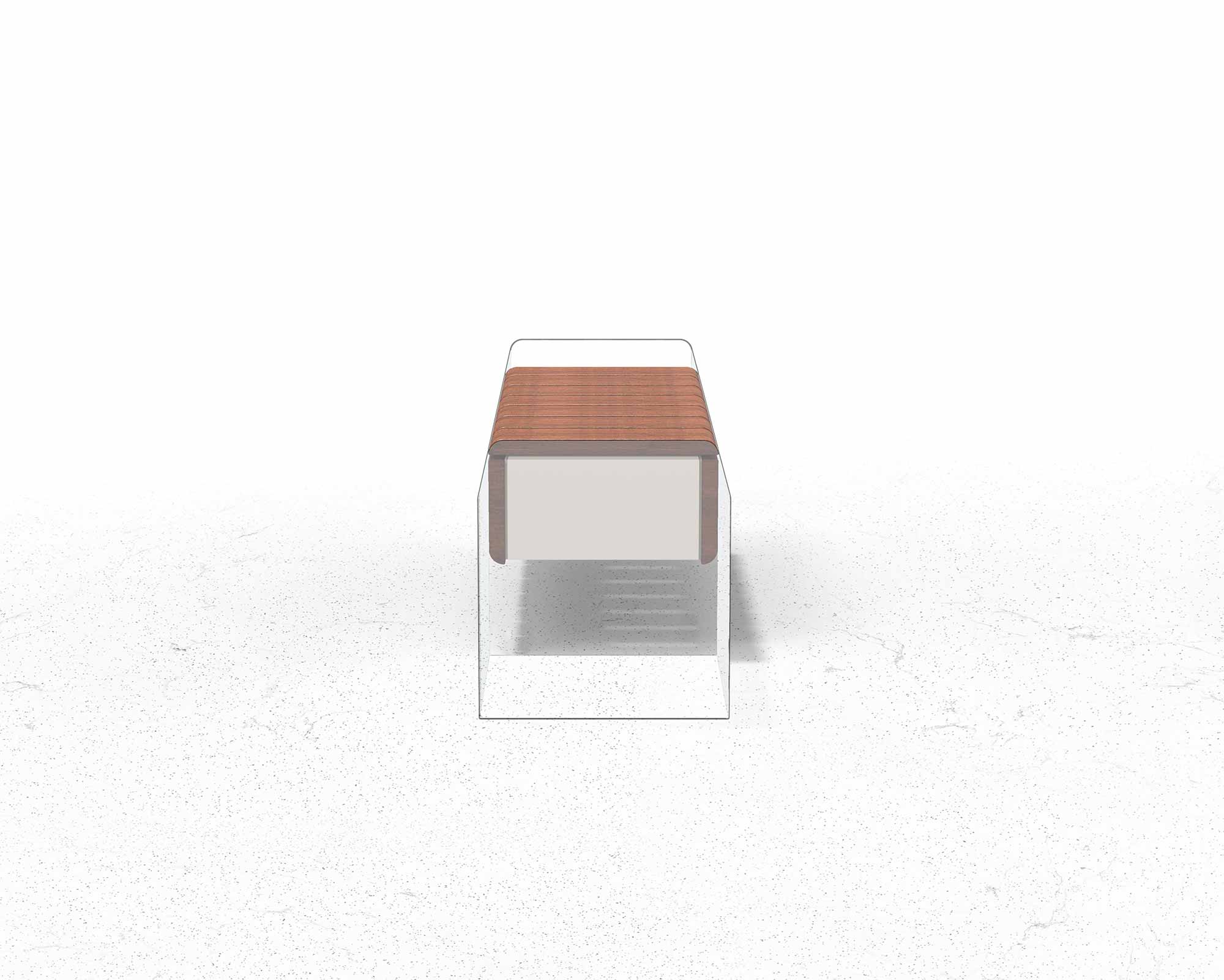Street and Garden –Drape-Timber-Bridging-Element—Side-Render