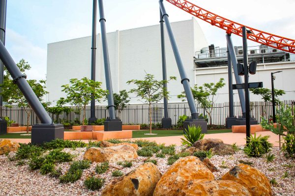 Dreamworld Steel Taipan – Street and Garden Street Furniture Project