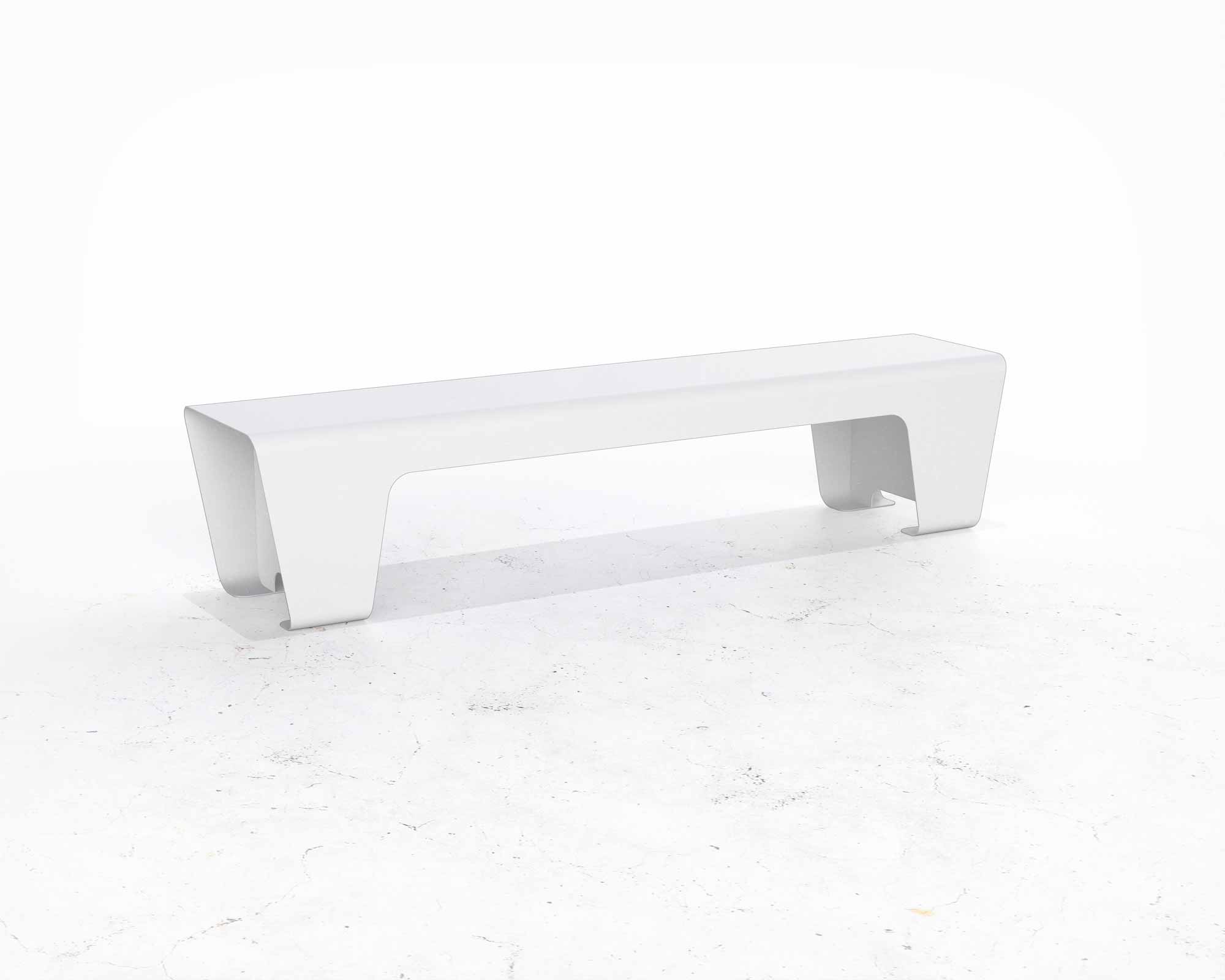 Street and Garden –flight-backless-bench-hero-2