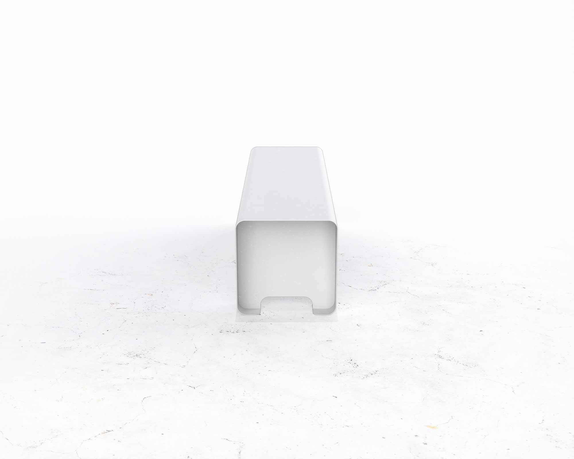 Street and Garden –flight-backless-bench-Side-2