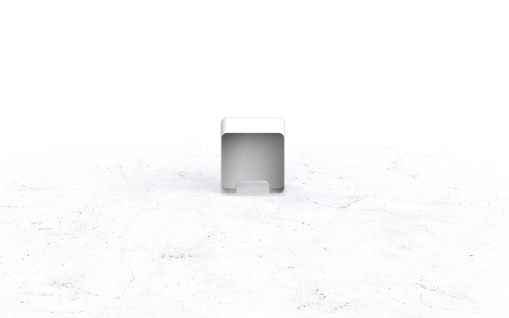 Street and Garden –Flight-Stool-Render_SIDE