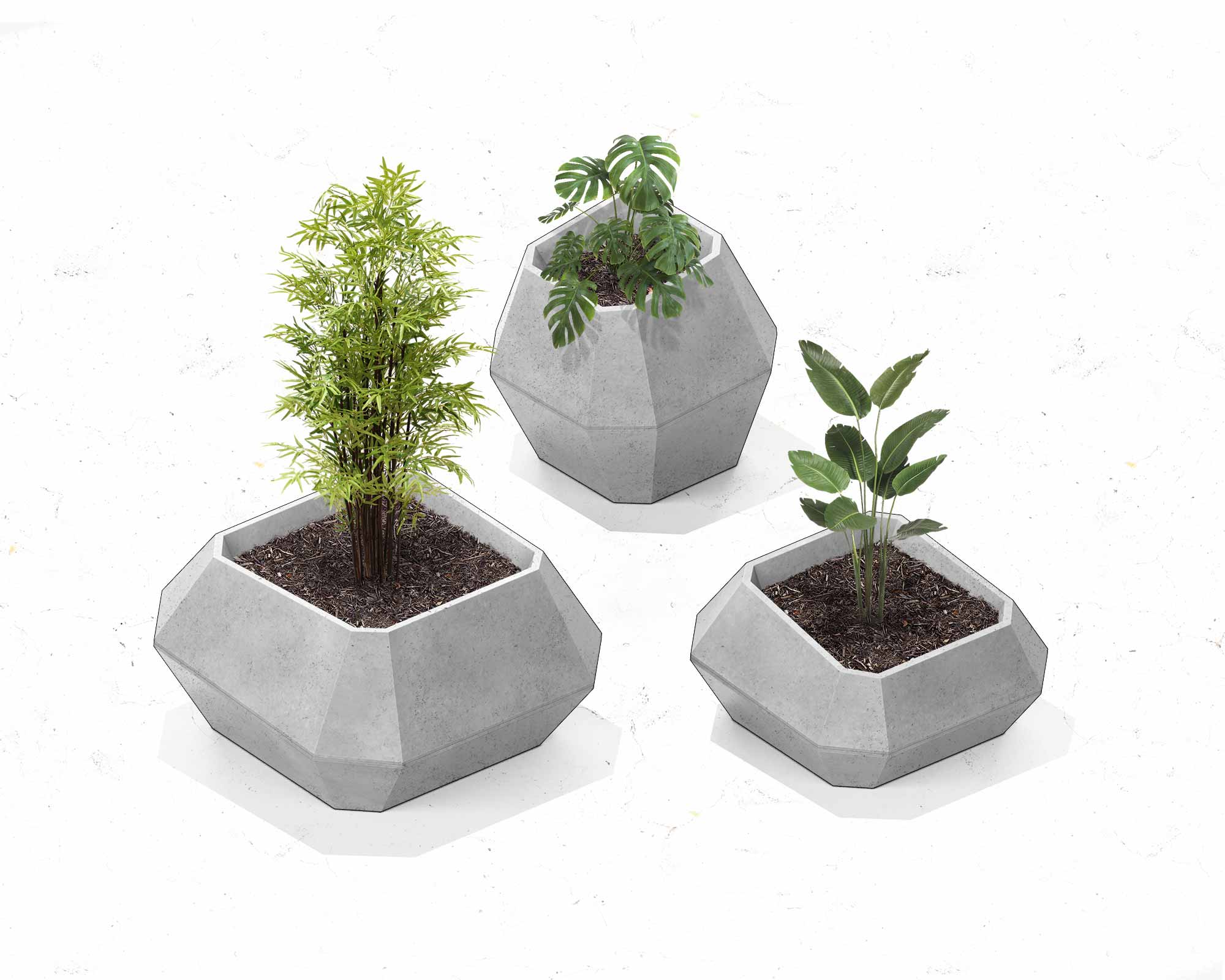 Street and Garden –GEM-PLANTER-VARIATIONS