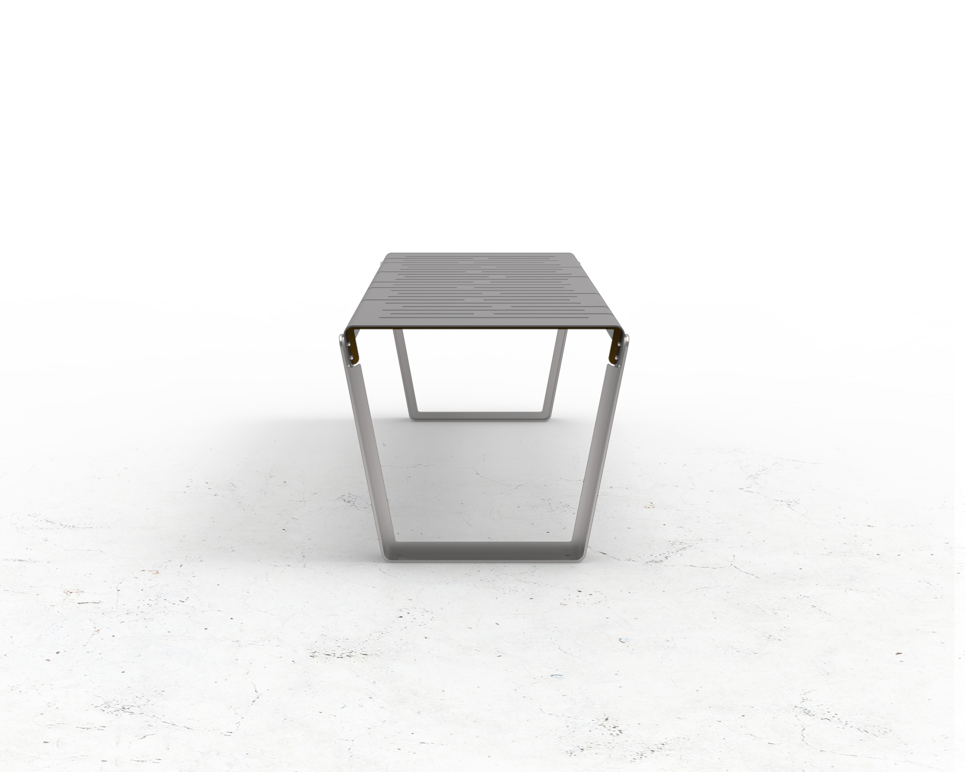 Street and Garden –Marina Metal Table – SIDE