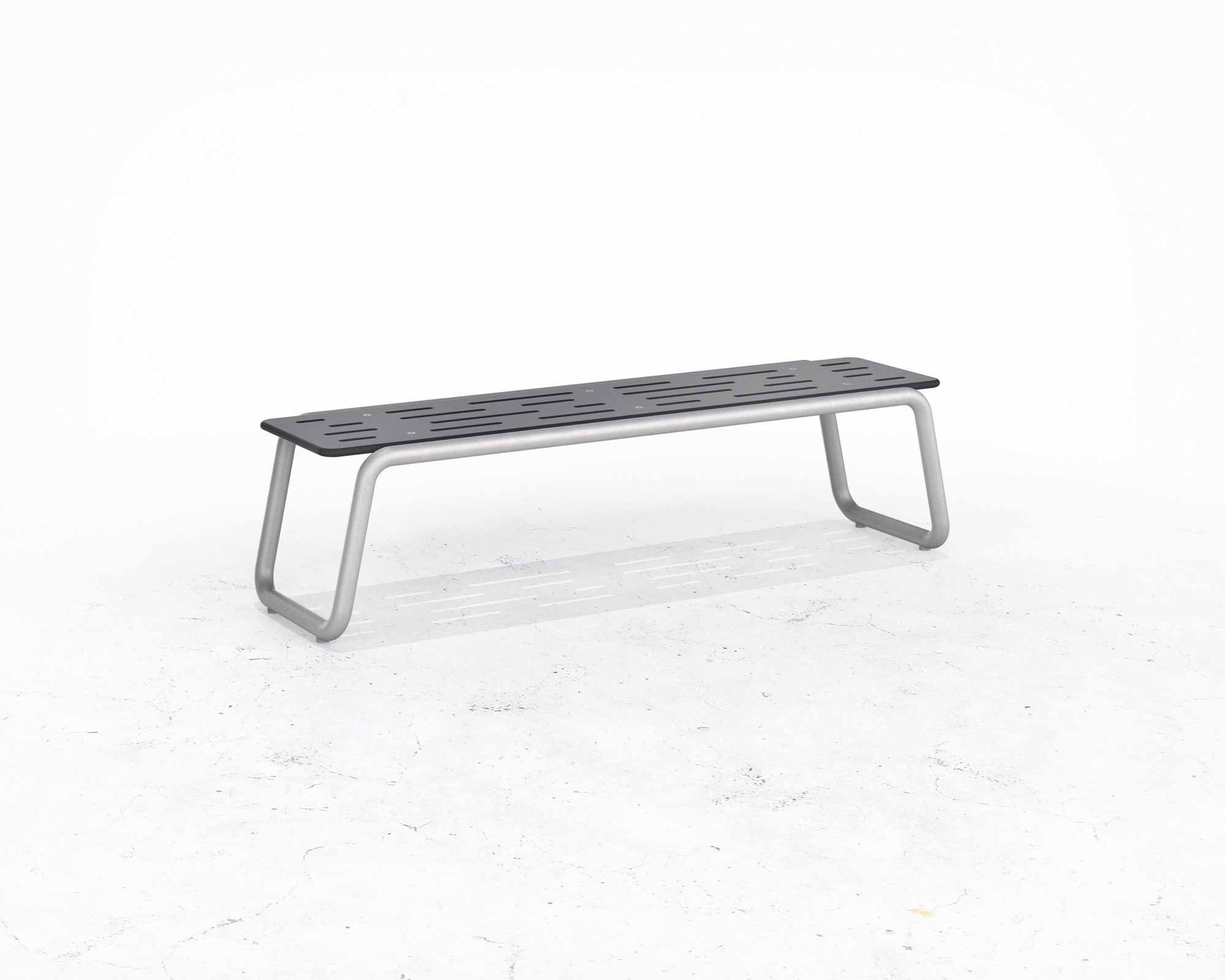Street and Garden –Paperclip-backless-bench-hero