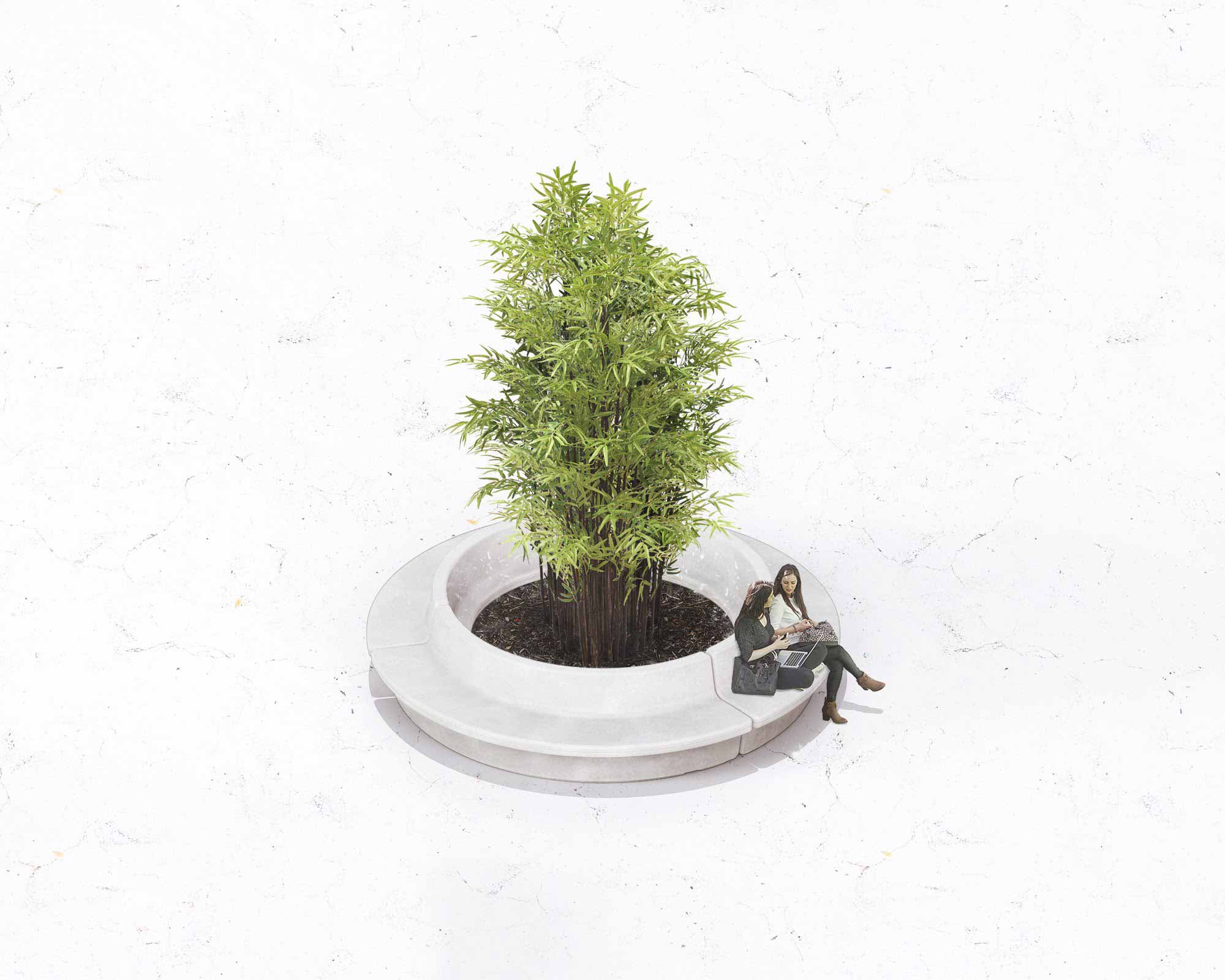 Street and Garden –Segment-Modularity-Render-Single
