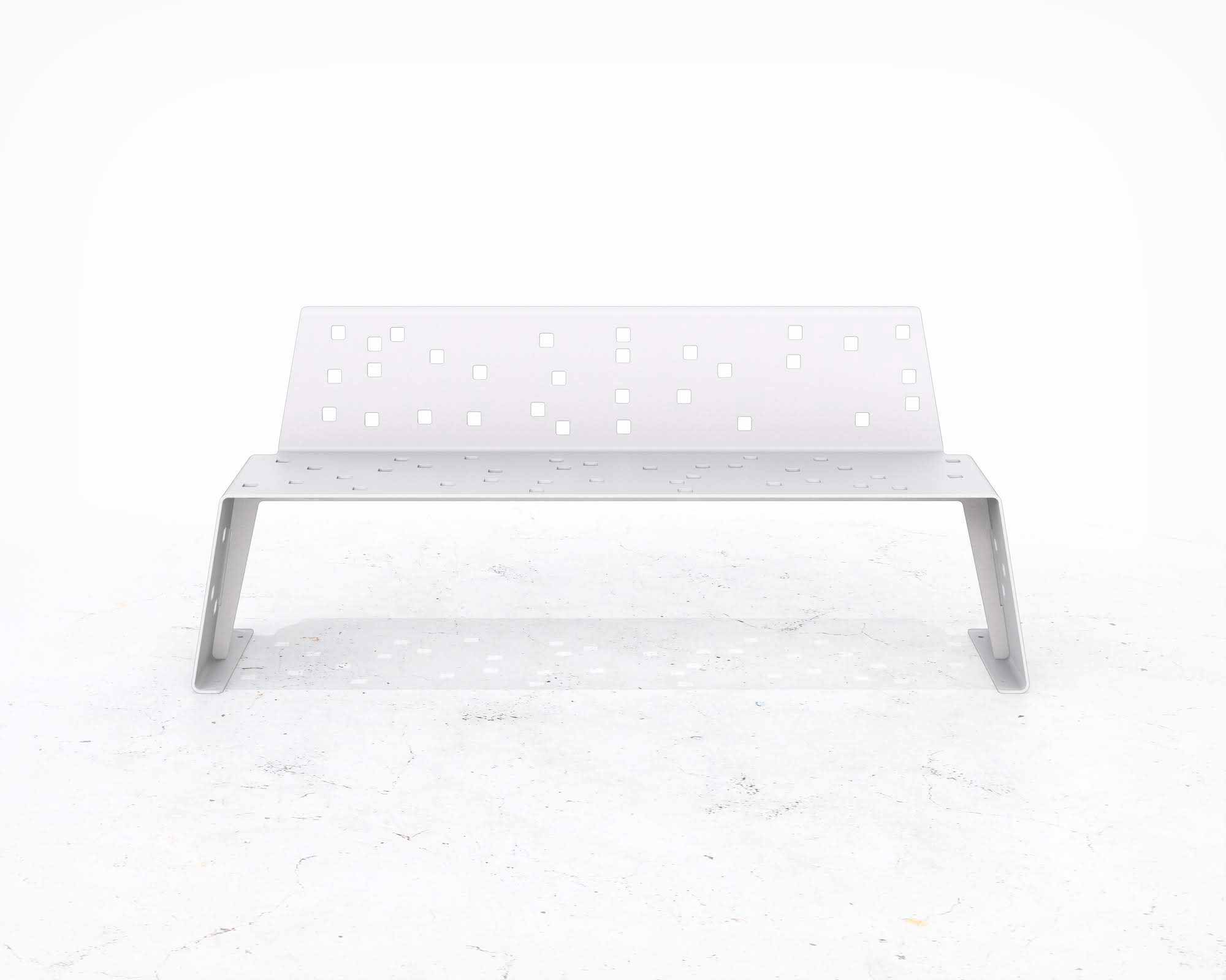 Street and Garden –SIT-Backed-Bench—Front