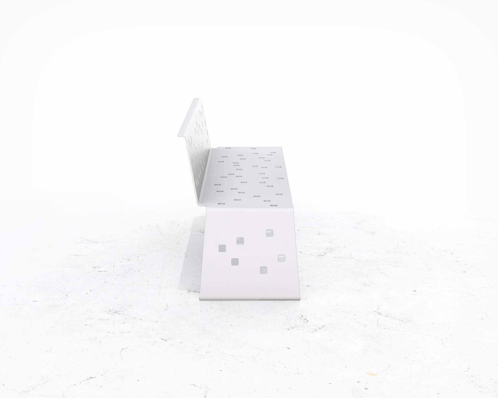 Street and Garden –SIT-Backed-Bench—Side