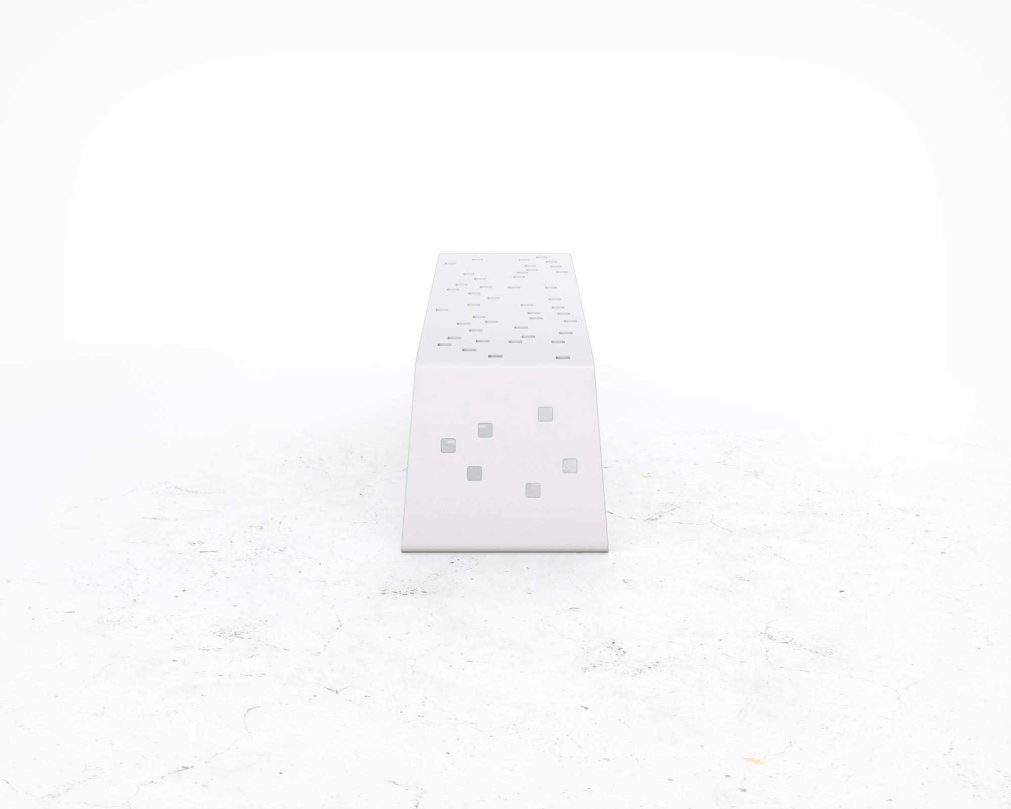Street and Garden –SIT-backless-bench—Side