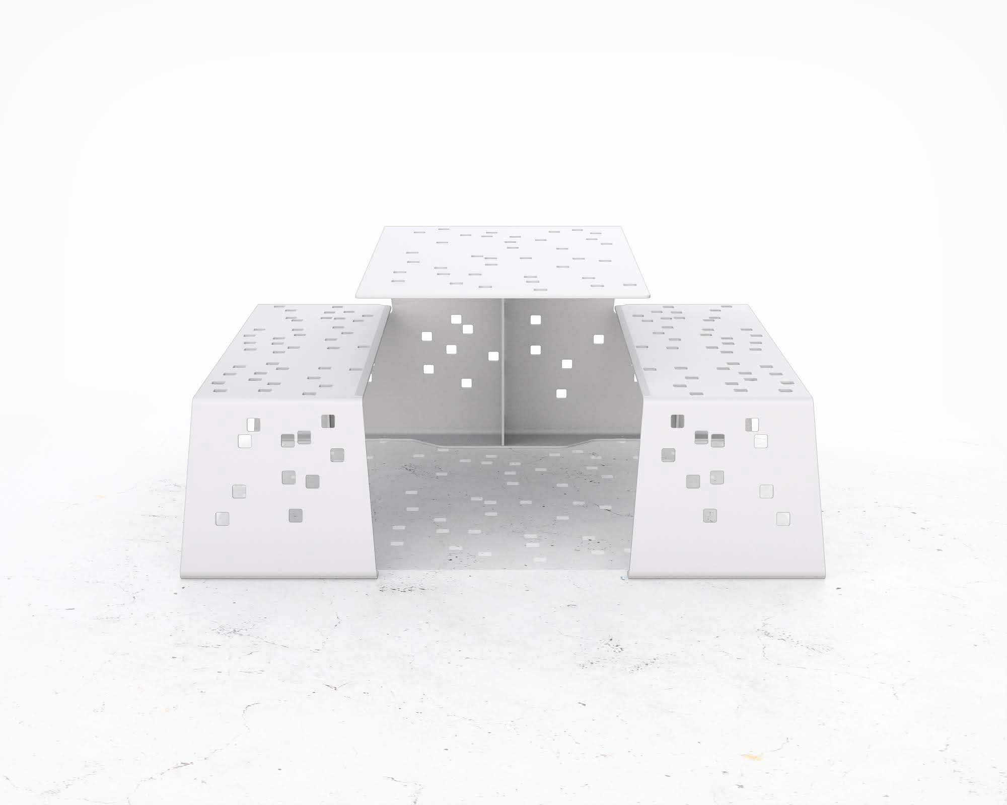 Street and Garden –SIT-Integrated-Table—Side