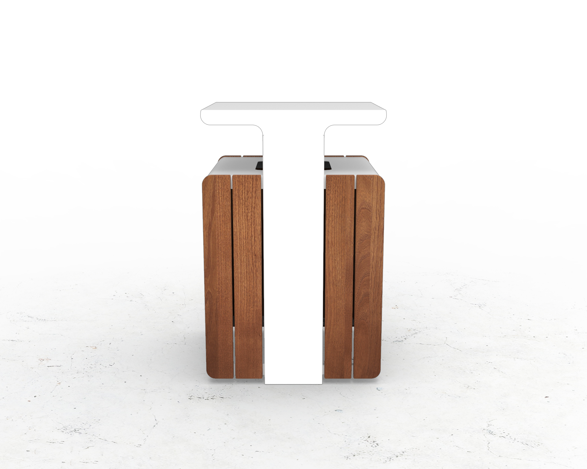 Street and Garden –Versa Bin Enclosure _ SIDE